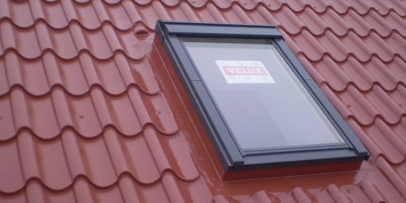 weathering colour match service - Velux window installed with Jones Weatherproofing